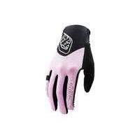 Troy Lee Designs Women\'s Ace 2.0 Full Finger Glove | Black/Pink