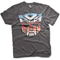 Transformers T Shirt - Distressed Autobot Shield