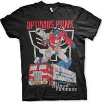 transformers t shirt optimus prime distressed