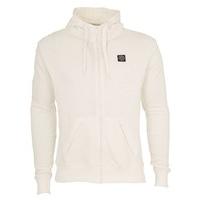 Triton Mens Off White Zip-Up Hoody