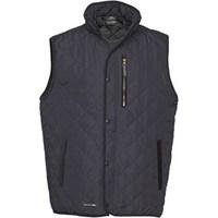 trespass mens forsyth quilted gilet black