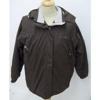 Trespass Brown Hooded Jacket Size XL