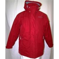 trespass size medium red coat