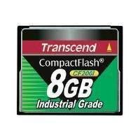 Transcend CF200I 8GB Industrial Temp CompactFlash Card