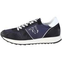 trussardi 77s064xx 49 blue mens shoes trainers in blue