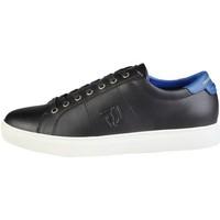 trussardi 77s212 147 black bluette mens shoes trainers in blue