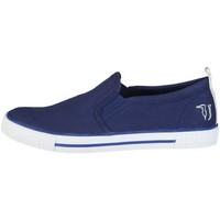 trussardi 77s519 48 blu mens shoes trainers in blue