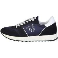 trussardi 77s064 49 blu mens shoes trainers in blue