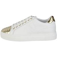 trussardi 79s607 192 white lgold womens shoes trainers in white