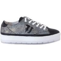 trussardi leather saffiano womens shoes trainers in multicolour