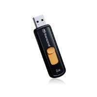 Transcend Jetflash 500 2gb Usb 2.0 Flash Drive (black/orange)