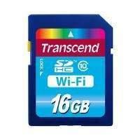 Transcend (16gb) Wi-fi Secure Digital Memory Card (class 10)