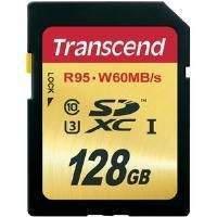 transcend uhs i u3 128gb secure digital xc card class 10