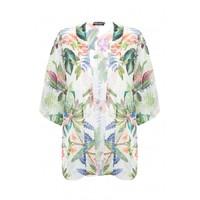 TROPICAL BRIGHT KIMONO