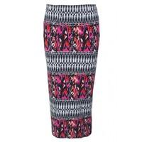 TRIBAL AZTEC MIDI SKIRT