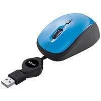 Trust Yvi Retractable Optical Mouse (light Blue)