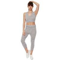 Trish Racer Back Set - Light Grey