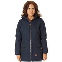 Trespass Womens Everyday Insulated Herringbone Parka Jacket Navy