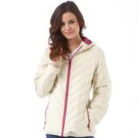 Trespass Womens Release Hooded Padded Jacket Champagne