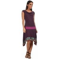 tranquillo dress blomma womens long dress in purple