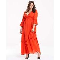 Truly You Ruffle Maxi Dress