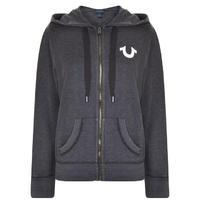 true religion logo hooded sweatshirt