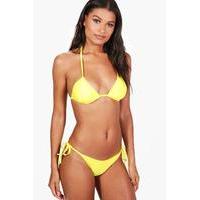 Triangle Bikini Set - yellow