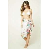 Tropical Floral Swim Cover-Up