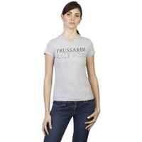 Trussardi 2BT03B_GREY_MEL_13 women\'s Vest top in grey