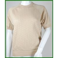 Trevia - Size:16 - Cream- Short sleeved top