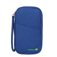 Travel Wallet Passport Holder ID Holder Waterproof Dust Proof Portable for Travel StorageOrange Gray Purple Red Blue