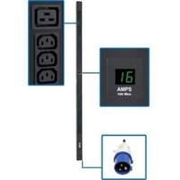 Tripplite 3.84kw Single-phase Metered Pdu 200/220/230/240v Outlets (32-c13 6-c19) Iec309 16a Blue 16a 0u Vertical