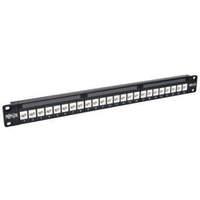 tripp lite 24 port rackmount cat6a feedthrough patch panel rj45 ethern ...