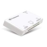 Transcend P8 USB2.0 Portable Multi-Card Reader (White)