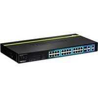 trendnet tpe 224ws 24 port 10100 mbps web smart poe switch