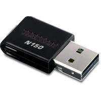 TRENDnet TEW-648UB 150Mbps Mini Wireless N USB Adaptor (Black)