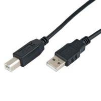 tristar black usb cable 18m