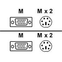 trendnet 6ft ps2vga kvm cable
