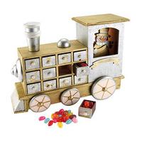 Train Perpetual Advent Calendar, Wood