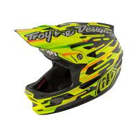 Troy Lee Designs D3 Carbon MIPs Yellow Helmet