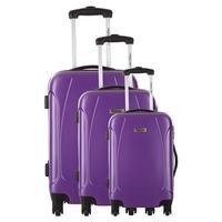 Travel One Swindon Set of 3 Suitcases, Violet