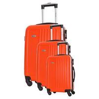 Travel One Seaside Set of 3 Suitcases, Orange