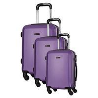 travel one alicudi set of 3 suitcases violet