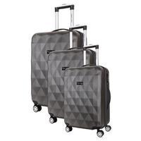 Travel One Worthing Set of 3 Suitcases, Grey