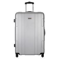 travel one eyes large size suitcase silver
