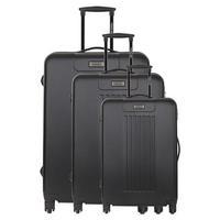 travel one utrera set of 3 suitcases black