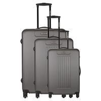 travel one utrera set of 3 suitcases grey