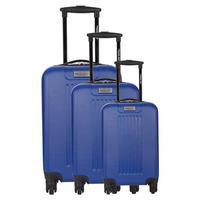 travel one utrera set of 3 suitcases blue