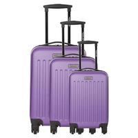 Travel One Siero Set of 3 Suitcases, Violet