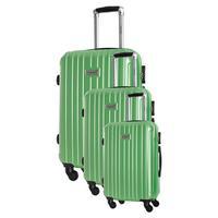 Travel One Paterson Set of 3 Suitcases, Green